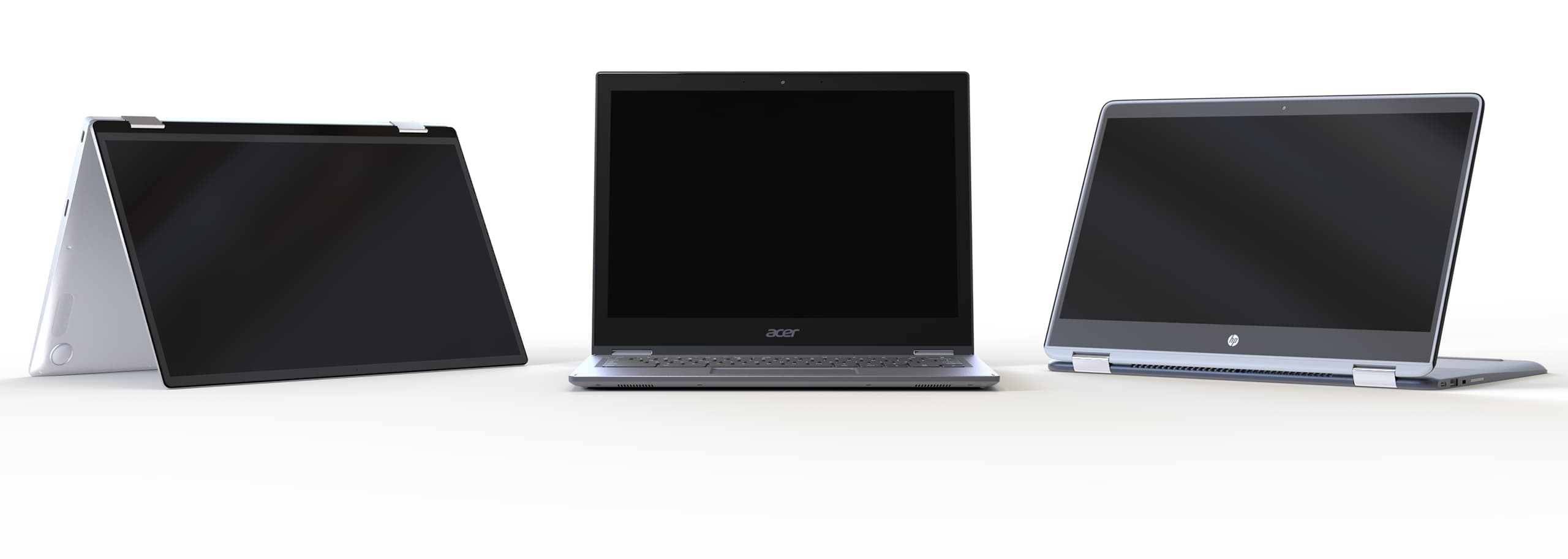 Google works with a select group of laptop manufacturers to produce a wide variety of devices to match your needs.