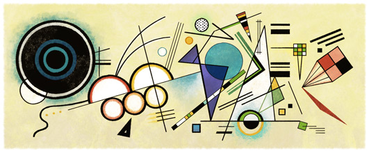 Wassily Kandinsky biography at Google Doodle