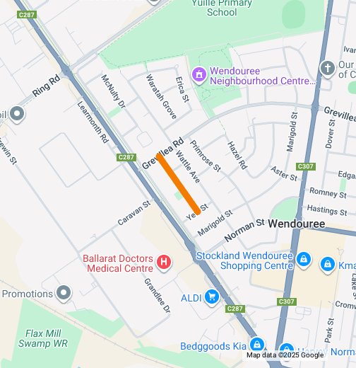 Clover Street Google My Maps