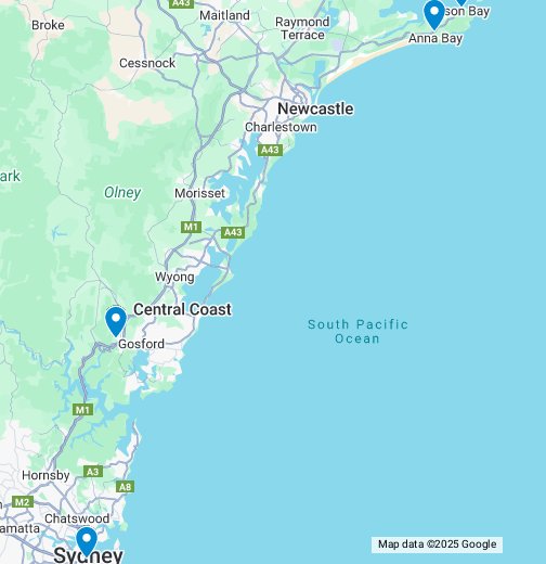 Port Stephens Google My Maps