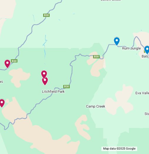 Litchfield National Park Waterfalls Google My Maps