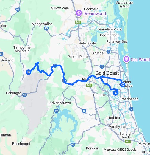 Mount Tamborine Google My Maps