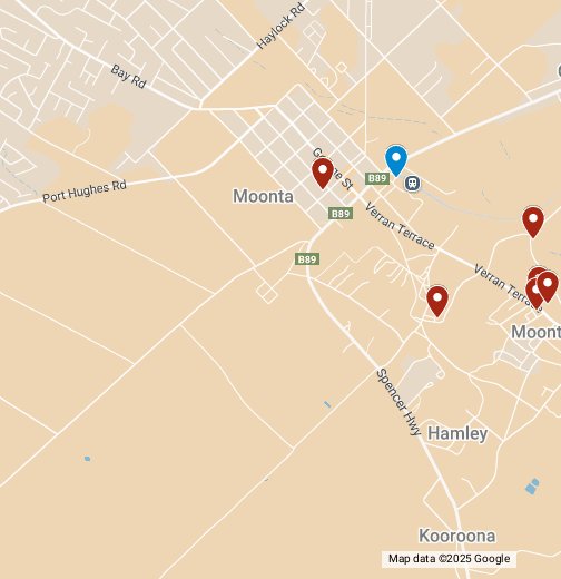 Moonta Mines Google My Maps
