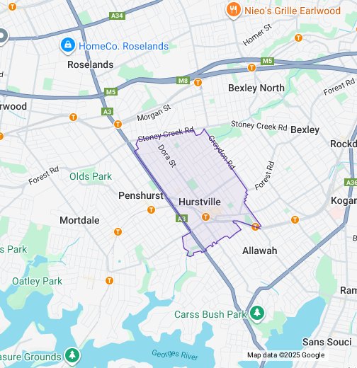 Hurstville Map Google My Maps