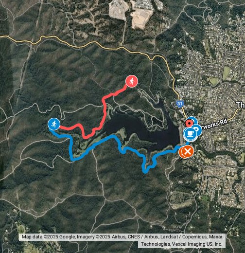 SEQ Trail Running Series Enoggera Reservoir Google My Maps