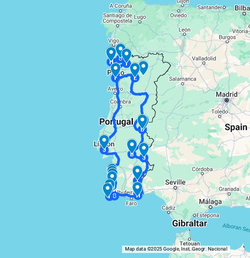 Portugal 2023 Google My Maps