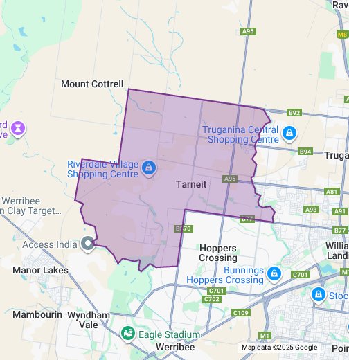 VIC Tarneit Google My Maps